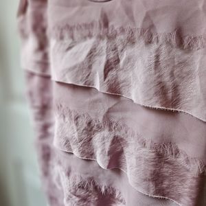 Women's Medium Old Navy Blush Tiered Tank Top